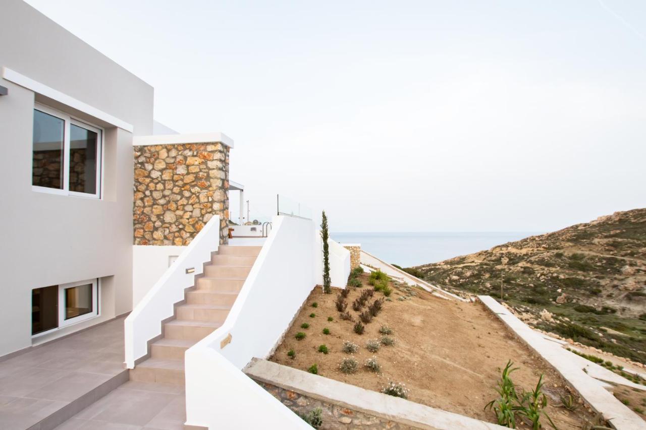 Theros Luxury Villas Damatria ภายนอก รูปภาพ