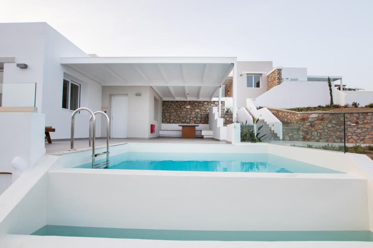 Theros Luxury Villas Damatria ภายนอก รูปภาพ